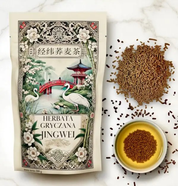 Herbata gryczana Jingwei, naturalna herbata gryczana Soba Cha, wyrazisty smak